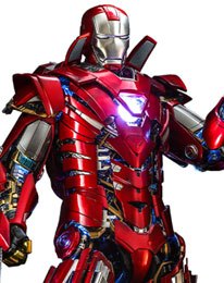 Iron Man 3 Movie Masterpiece Action Figure 1/6 Silver Centurion (Armor Suit Up Version) 32 cm
