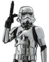 Star Wars Movie Masterpiece Action Figure 1/6 Stormtrooper Chrome Version 30 cm