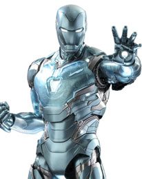 Avengers: Endgame Diecast Action Figure 1/6 Iron Man Mark LXXXV (Holographic Version) 2022 Toy Fair Exclusive 33 cm