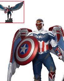 The Falcon and the Winter Soldier Legacy Replica Statue 1/4 Captain America Sam Wilson (Complete)