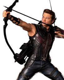 The Infinity Saga BDS Art Scale Statue 1/10 Hawkeye Battle of NY 23 cm