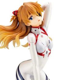 Evangelion 4 PVC Statue 1/6 Asuka Shikinami Langley White Plugsuit Ver. 23 cm