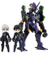 Evangelion Desktop Army Figures Shinji Ikari, Kaworu Nagisa & Evangelion 13 8 - 15 cm