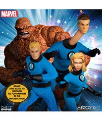 Marvel Action Figures 1/12 Fantastic Four Deluxe Steel Box Set 16 cm