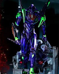 Evangelion Statue Evangelion Test Type 01 Night Battle Version Concept by Josh Nizzi 67 cm