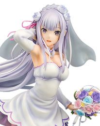 Re:ZERO -Starting Life in Another World- PVC Statue 1/7 Emilia Wedding Ver. 25 cm
