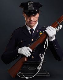 The Dark Knight Bust 1/1 The Joker (Police Uniform) 87 cm