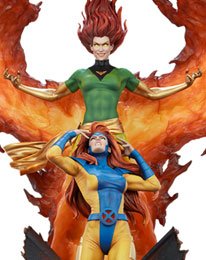 Marvel Maquette Phoenix and Jean Grey 66 cm