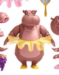 Fantasia Disney Ultimates Action Figure Hyacinth Hippo 18 cm