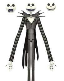 Nightmare Before Christmas Disney Ultimates Action Figure Jack Skellington 18 cm