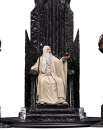 The Lord of the Rings Statue 1/6 Saruman the White on Throne 110 cm