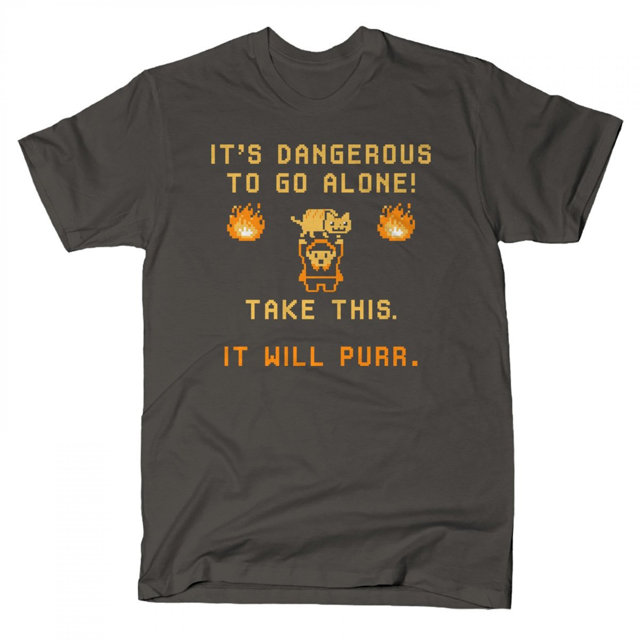 The Legend of Zelda It's Dangerous to Go Alone Nyan Cat T-Shirt