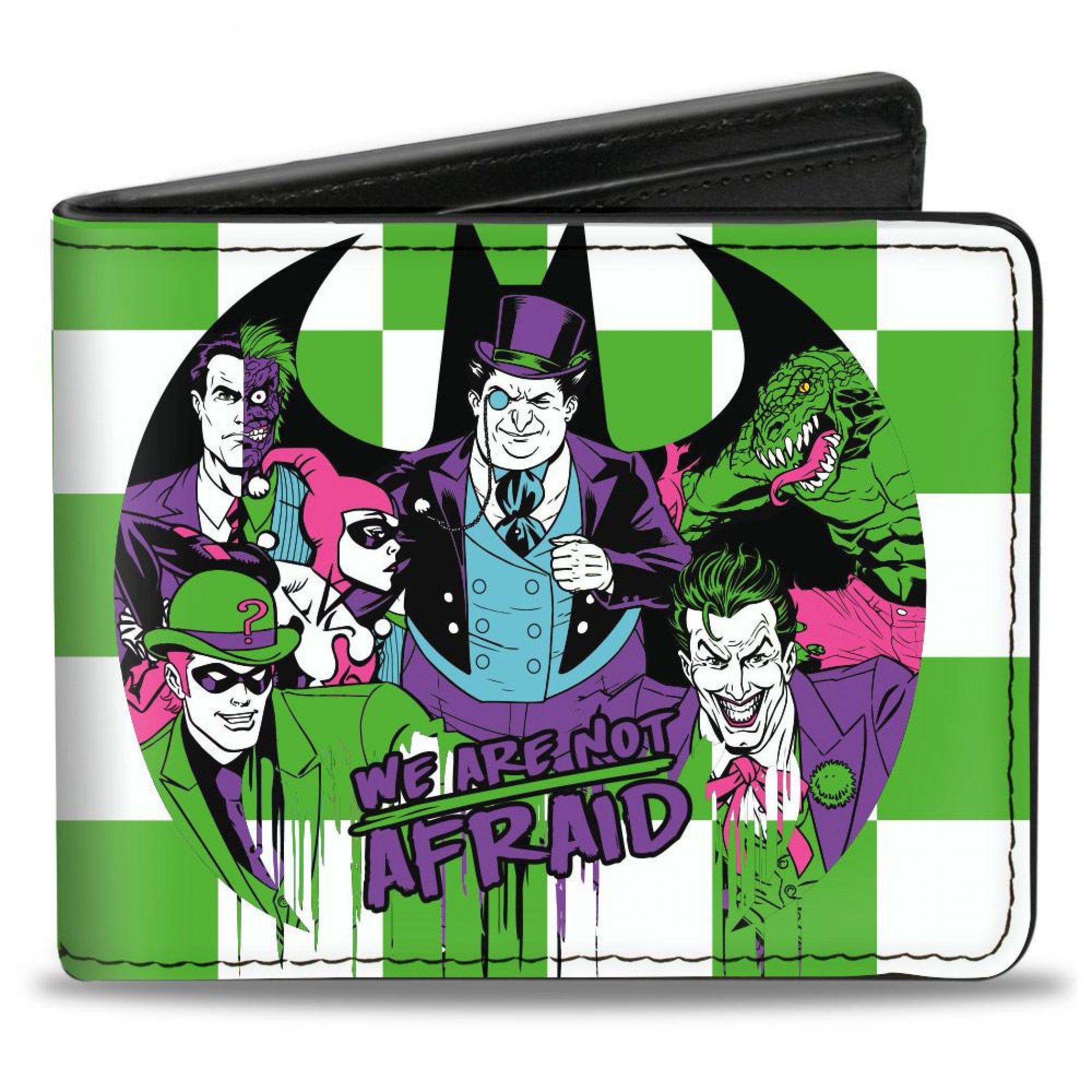 DC Comics Villains Batman's Rogue Gallery Group Collage Wallet