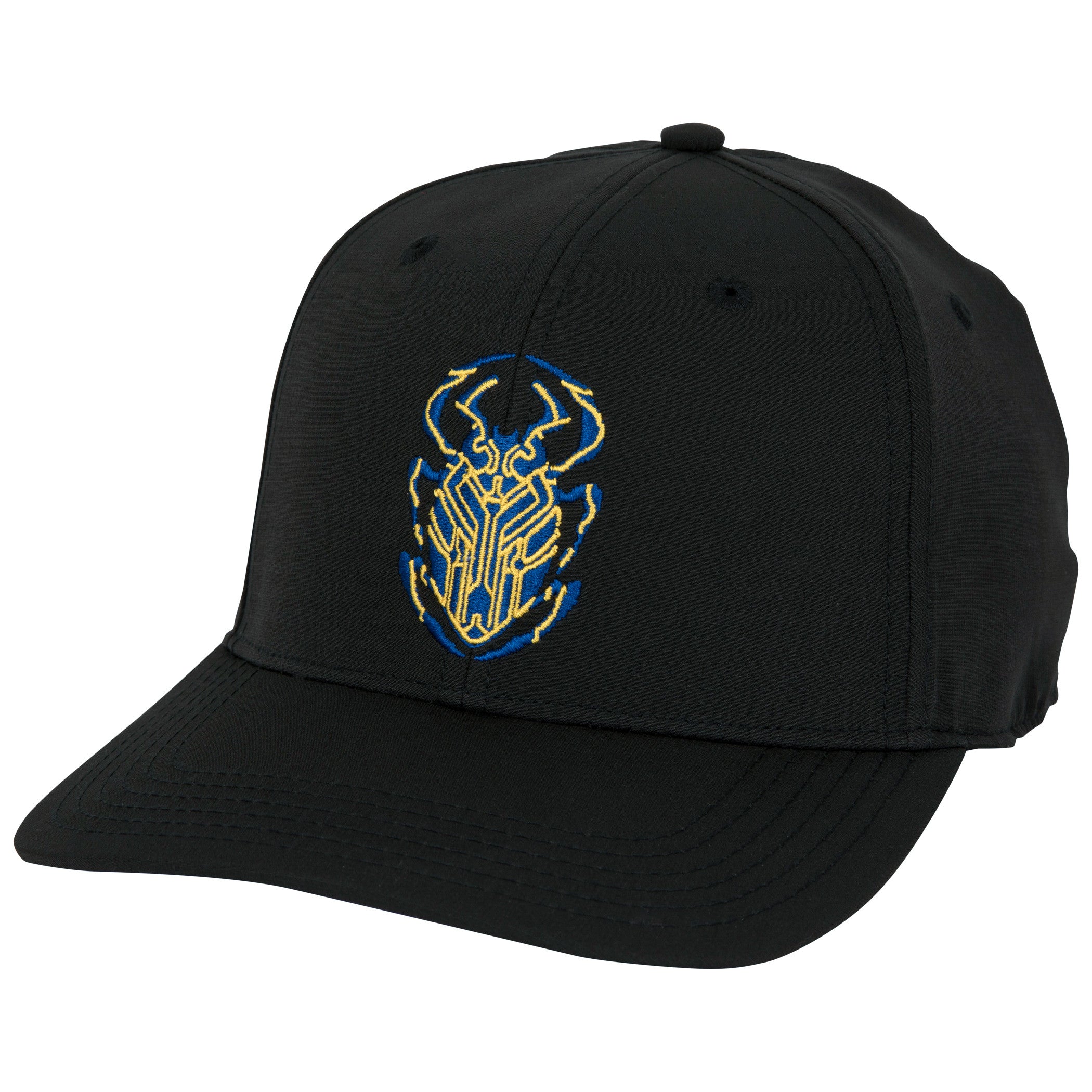 Blue Beetle Logo Elite Flex Pre-Curved Snapback Hat