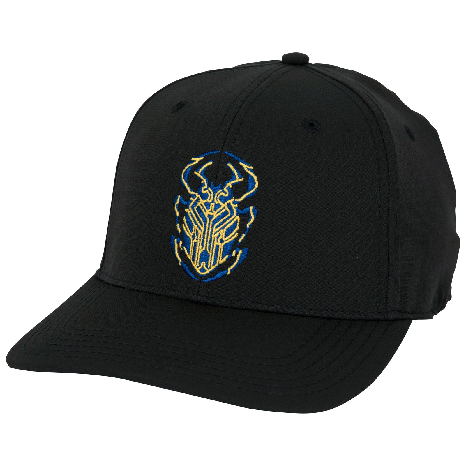 Blue Beetle Logo Elite Flex Pre-Curved Snapback Hat
