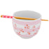 Hello Kitty Strawberry Milk Ramen Bowl with Chopsticks