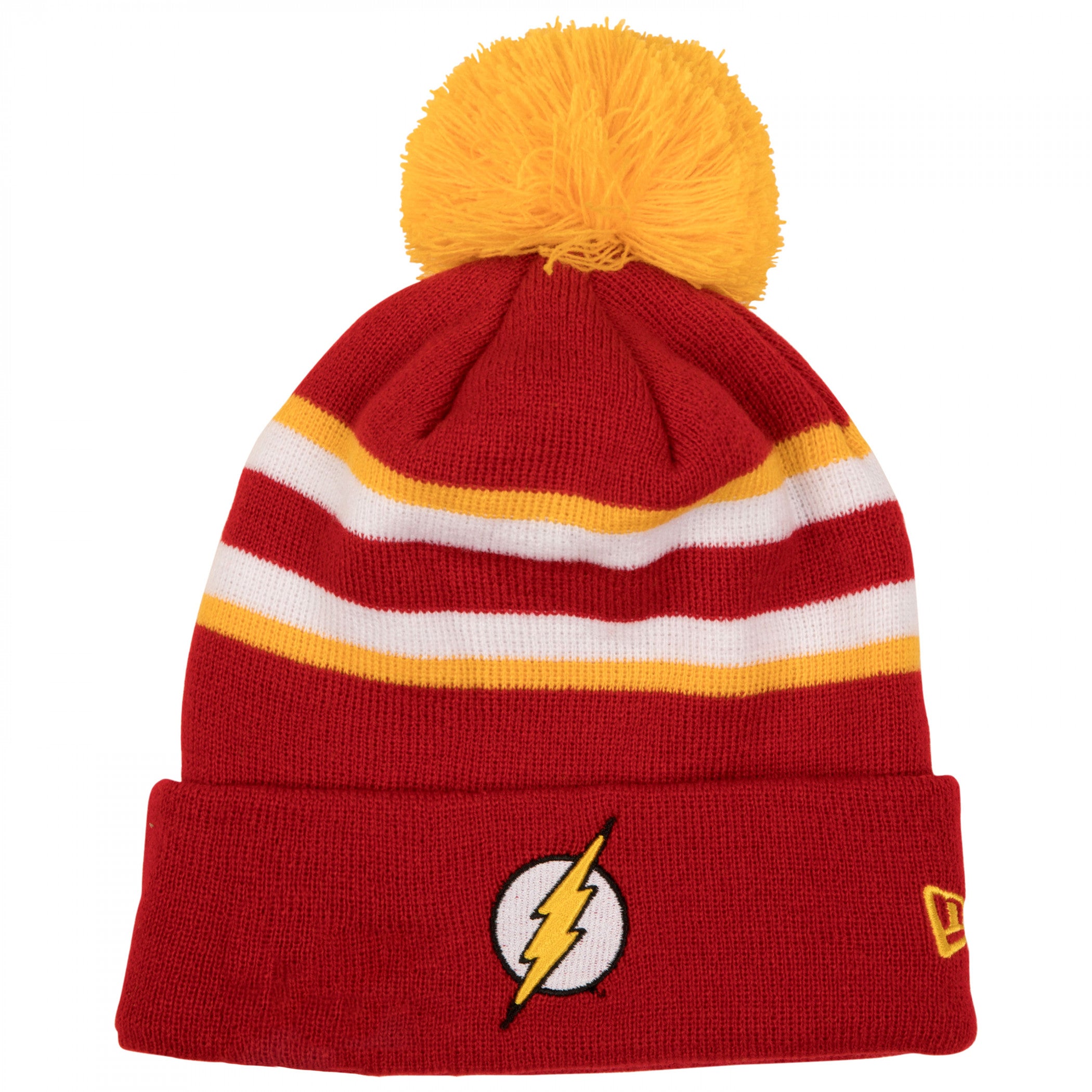 Flash Classic Logo New Era Knit Pom Beanie