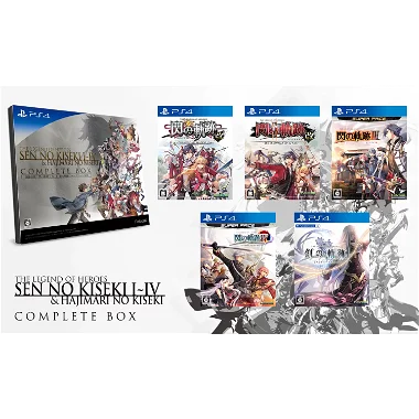 The Legend of Heroes: Trails of Cold Steel I ~ IV & Trails into Reverie Complete Box (Limited Edition) PlayStation 4