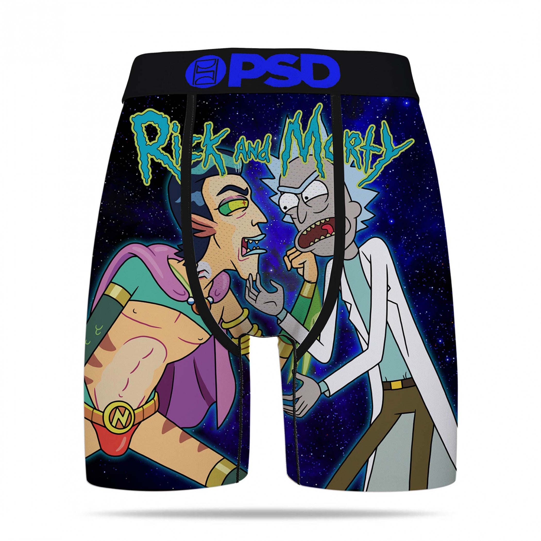 Rick and Morty Rick Sanchez vs Mr. Nimbus PSD Boxer Briefs