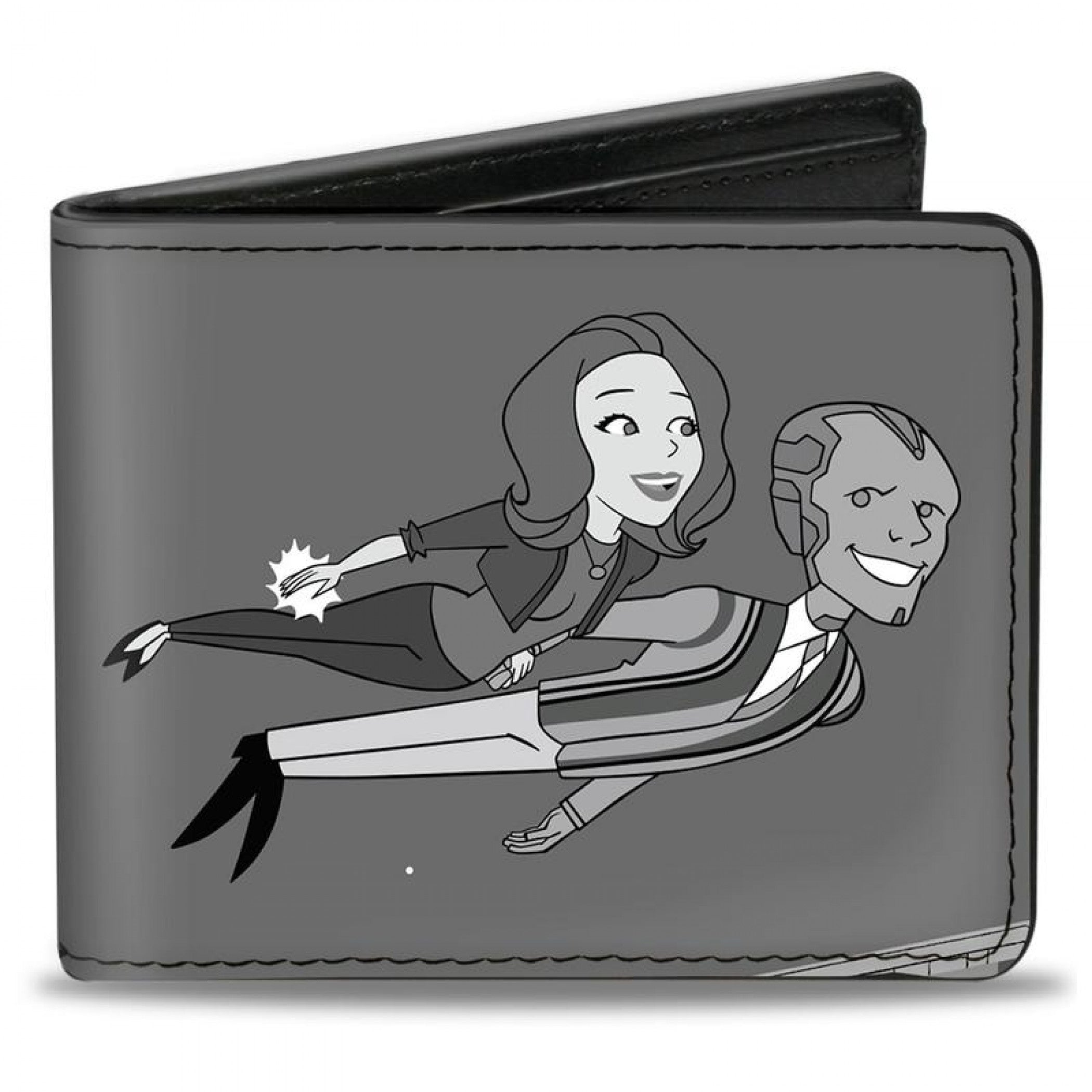 Marvel Studios WandaVision Series Scarlet and Vision Flying Wallet Bi-Fold