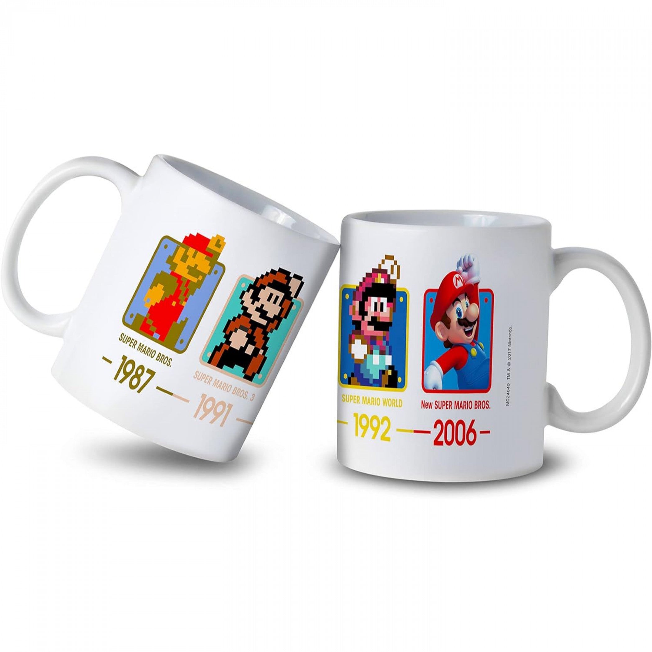 Super Mario Bros. Through The Years 11 oz. Ceramic Mug