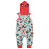 Marvel Spider-Man Mask And All Over Print Sleeveless Hooded Romper