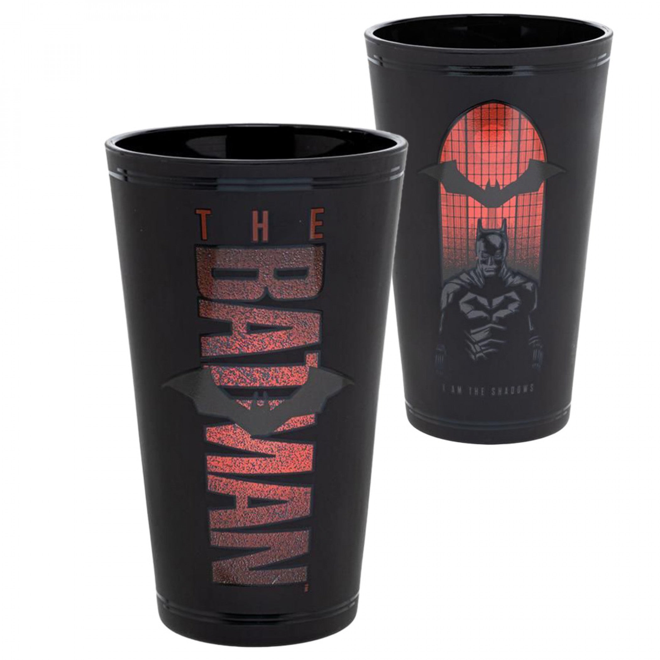 DC Comics The Batman Title Logo 14oz Matte Glass