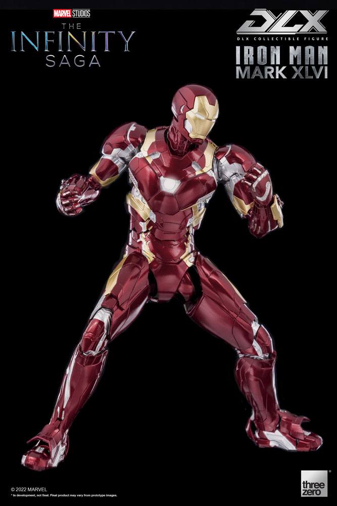Infinity Saga DLX Action Figure 1/12 Iron Man Mark 46 17 cm