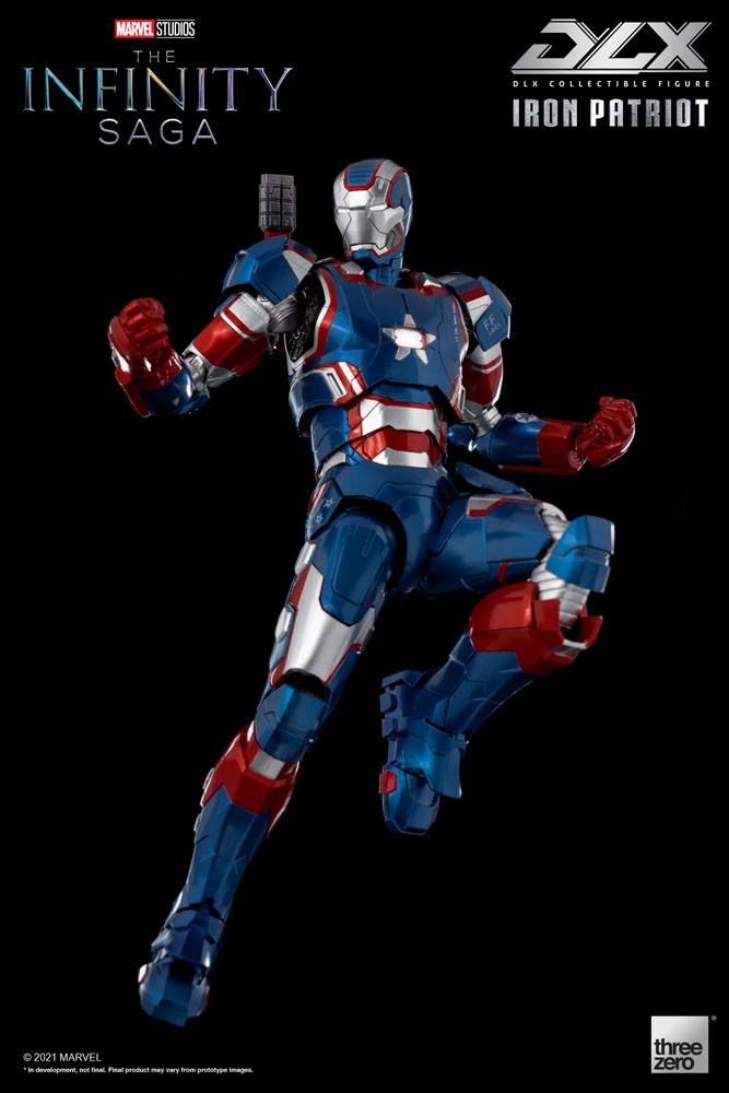 Infinity Saga DLX Action Figure 1/12 Iron Patriot 17 cm