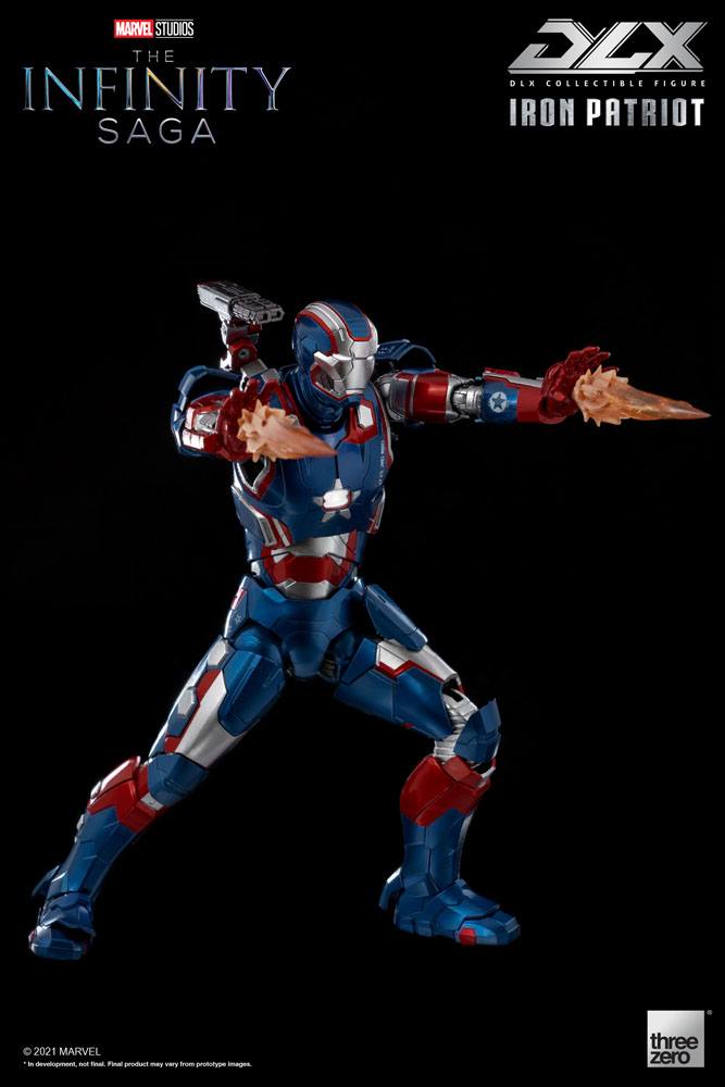 Infinity Saga DLX Action Figure 1/12 Iron Patriot 17 cm