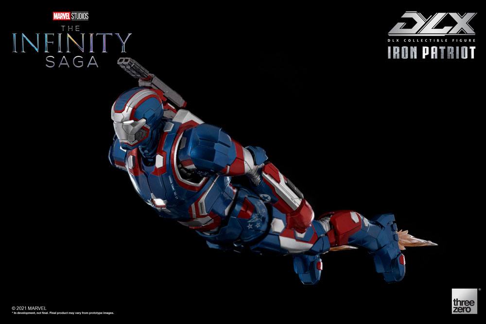 Infinity Saga DLX Action Figure 1/12 Iron Patriot 17 cm