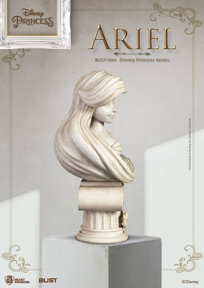 Disney Princess Series PVC Bust Ariel 15 cm