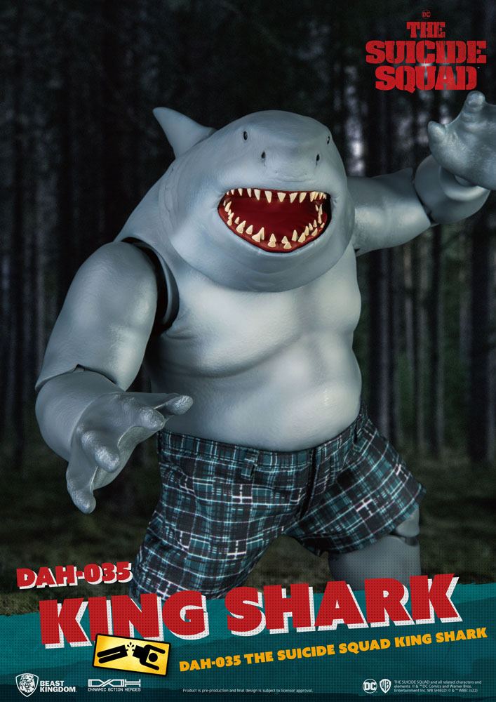 The Suicide Squad Dynamic 8ction Heroes Action Figure 1/9 King Shark 21 cm