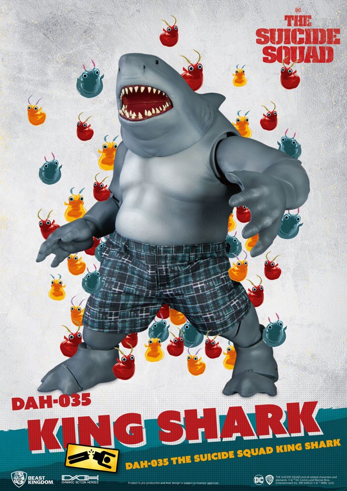 The Suicide Squad Dynamic 8ction Heroes Action Figure 1/9 King Shark 21 cm