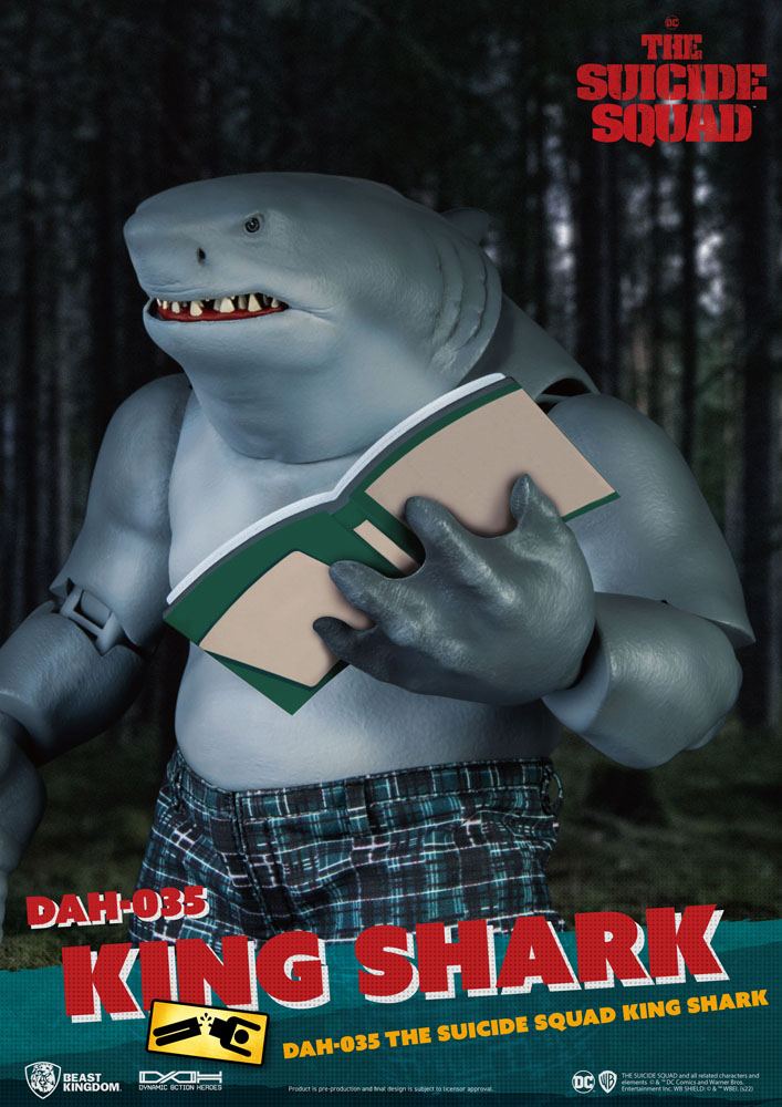The Suicide Squad Dynamic 8ction Heroes Action Figure 1/9 King Shark 21 cm