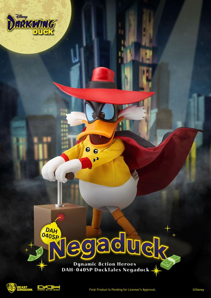 Disney Darkwing Duck Dynamic 8ction Heroes Action Figure 1/9 NegaDuck 16 cm