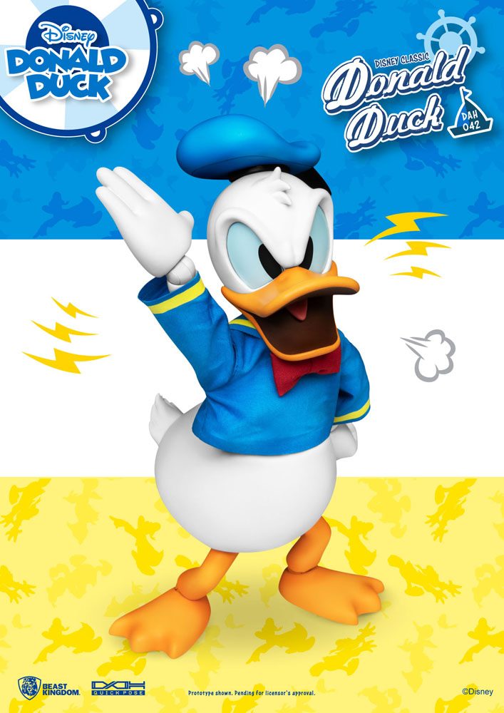 Disney Classic Dynamic 8ction Heroes Action Figure 1/9 Donald Duck Classic Version 16 cm