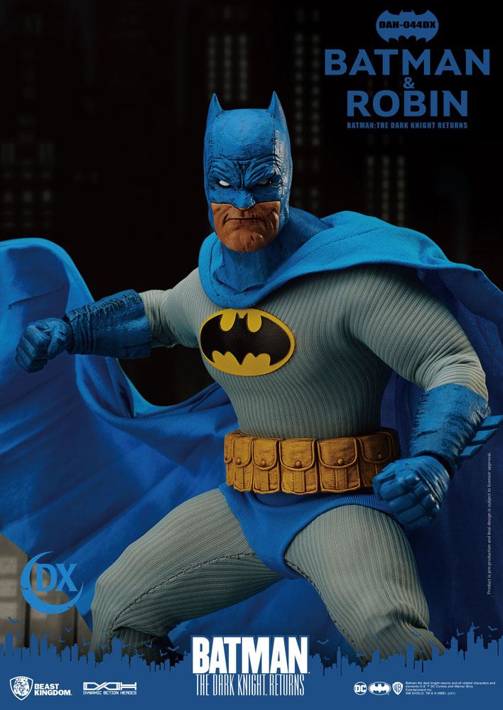 Batman The Dark Knight Returns Dynamic 8ction Heroes Action Figures 1/9 Batman & Robin 16 - 21 cm
