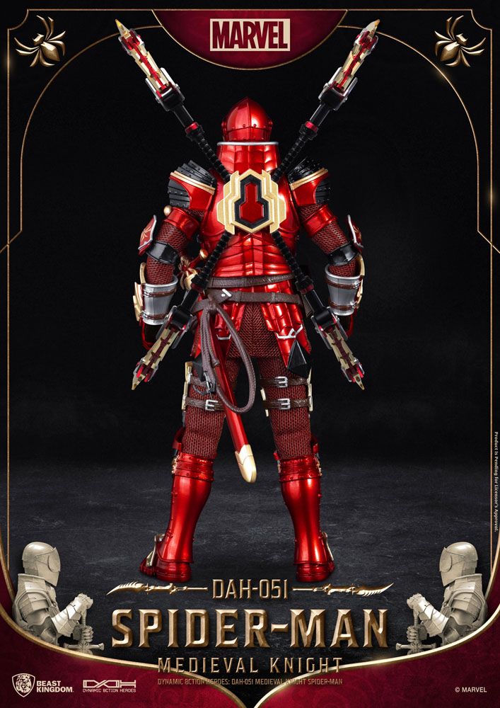 Marvel Dynamic 8ction Heroes Action Figure 1/9 Medieval Knight Iron Man 20 cm