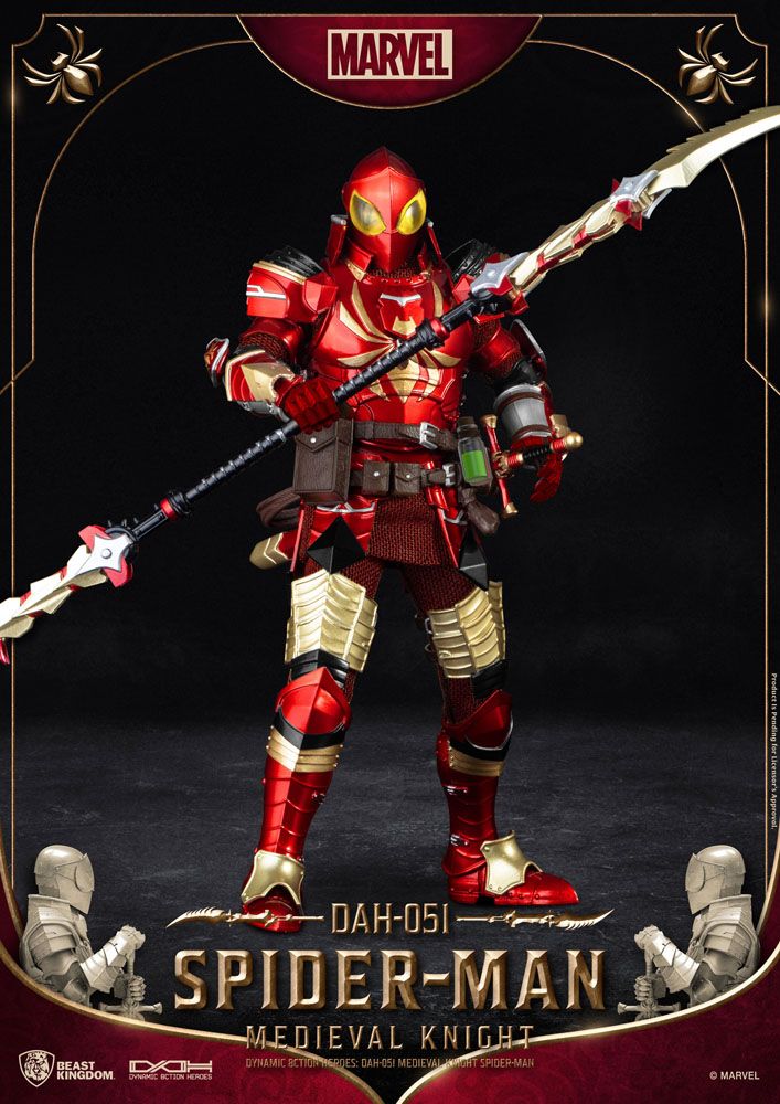 Marvel Dynamic 8ction Heroes Action Figure 1/9 Medieval Knight Iron Man 20 cm