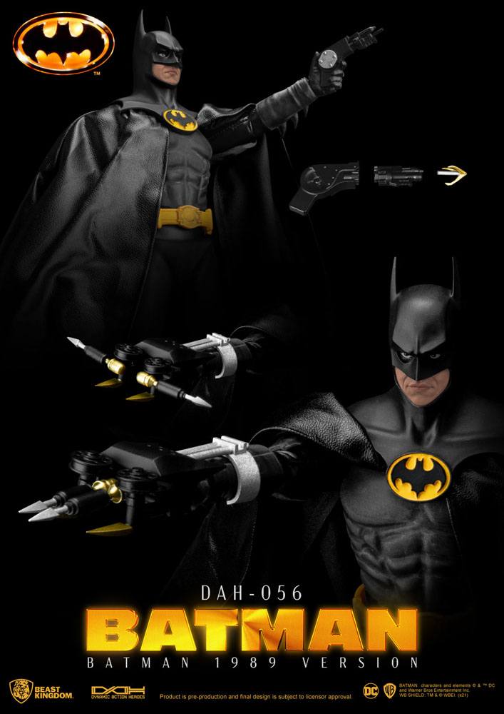 Batman 1989 Dynamic 8ction Heroes Action Figure 1/9 Batman 24 cm
