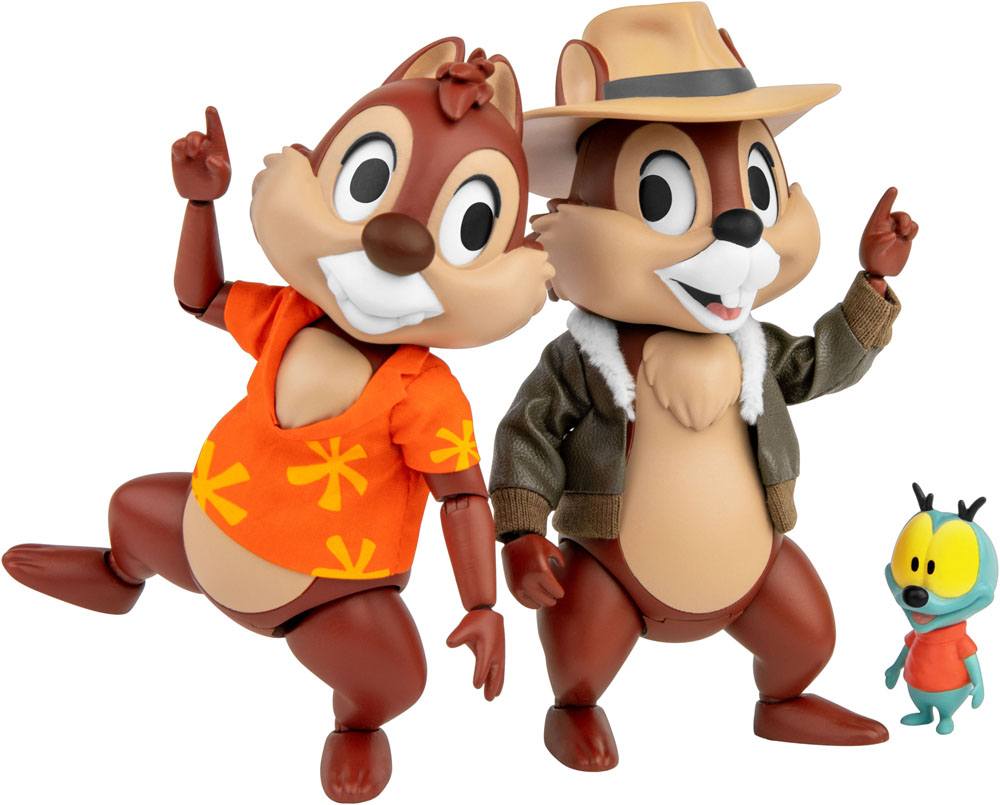 Disney Chip 'n Dale: Rescue Rangers Dynamic 8ction Heroes Action Figures 1/9 Chip & Dale 10 cm