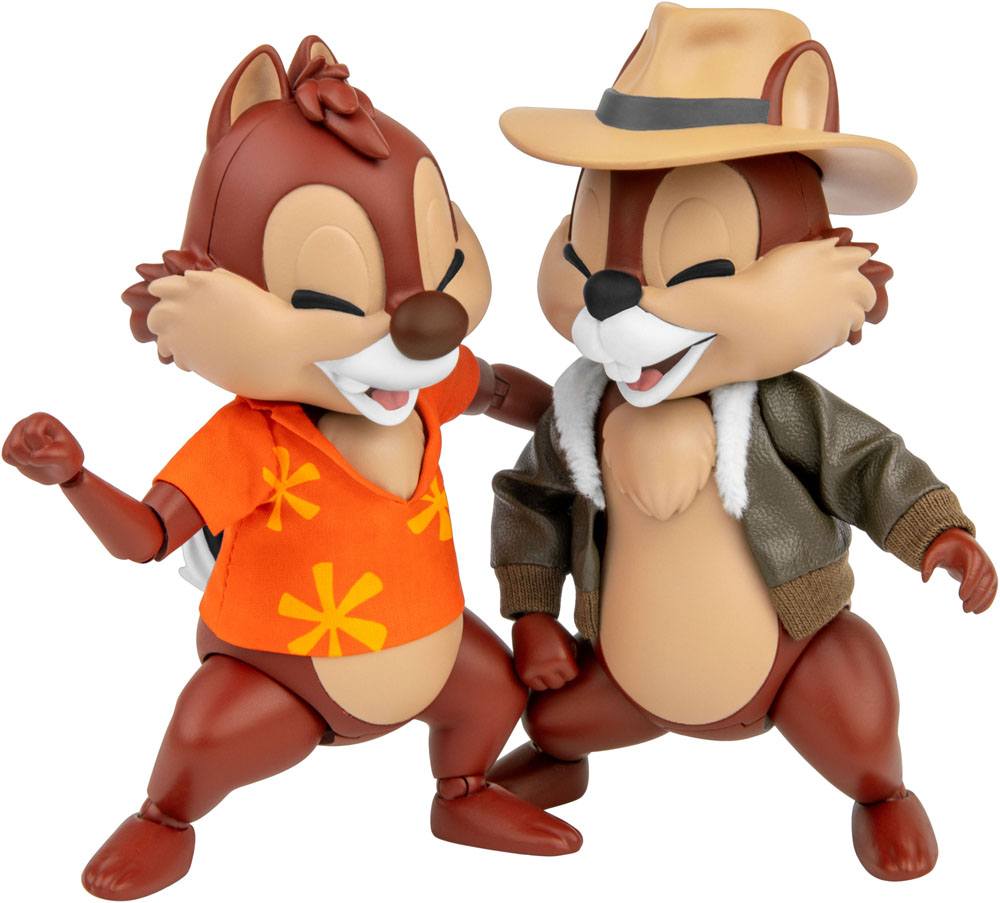 Disney Chip 'n Dale: Rescue Rangers Dynamic 8ction Heroes Action Figures 1/9 Chip & Dale 10 cm