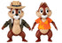 Disney Chip 'n Dale: Rescue Rangers Dynamic 8ction Heroes Action Figures 1/9 Chip & Dale 10 cm