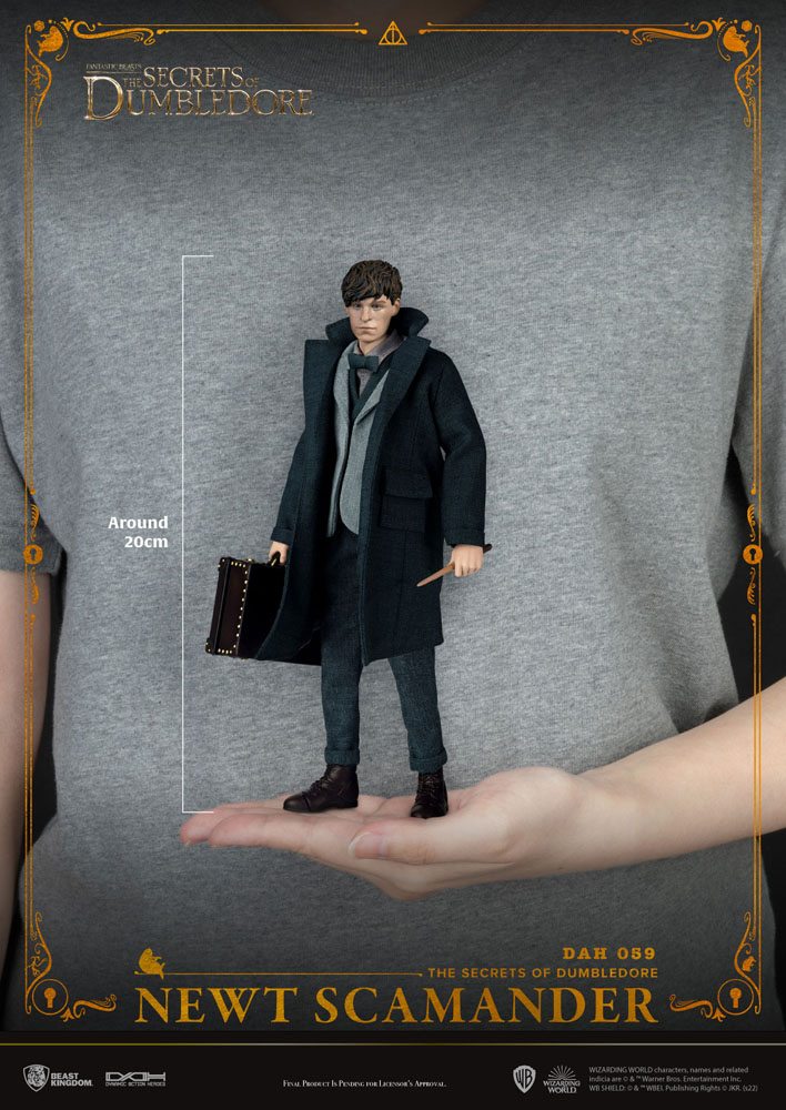 Fantastic Beasts: The Secrets of Dumbledore Dynamic 8ction Heroes Action Figure 1/9 Newt Scamander 20 cm