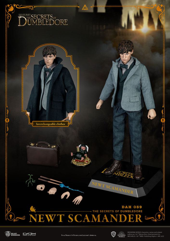 Fantastic Beasts: The Secrets of Dumbledore Dynamic 8ction Heroes Action Figure 1/9 Newt Scamander 20 cm