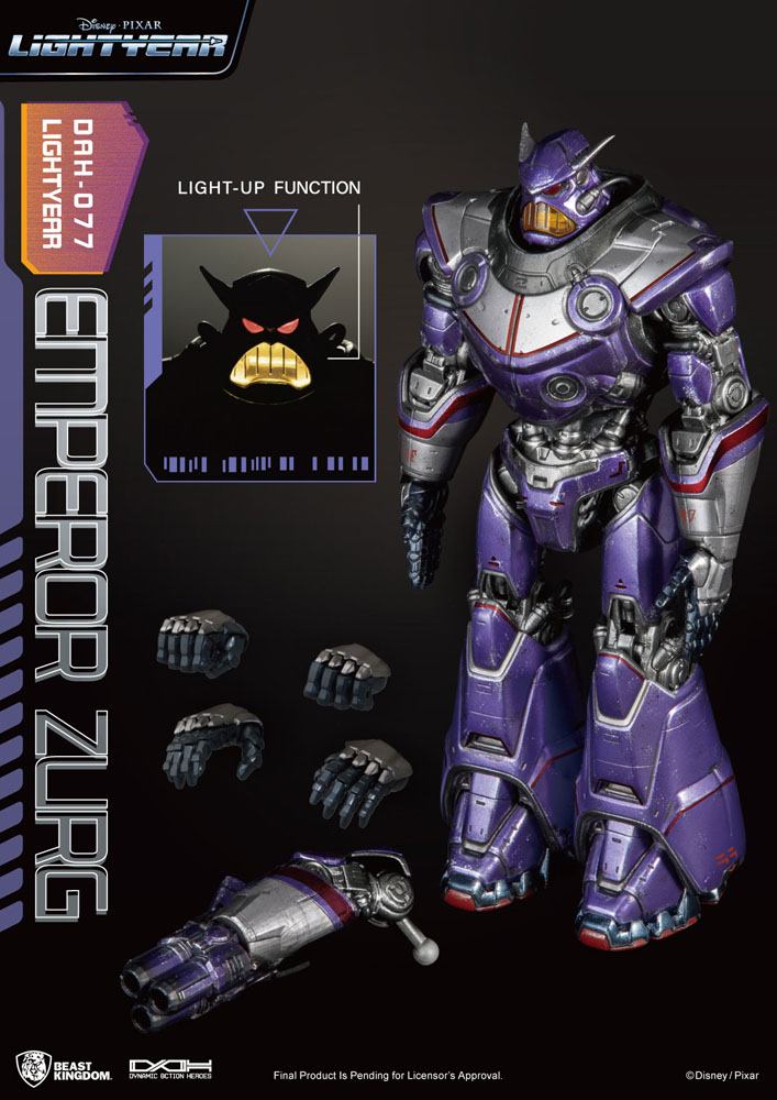 Disney Lightyear Dynamic 8ction Heroes Action Figure 1/9 Zurg 24 cm