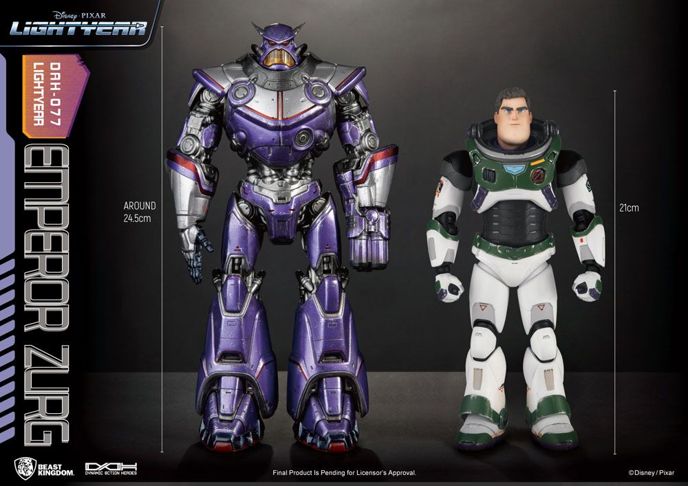 Disney Lightyear Dynamic 8ction Heroes Action Figure 1/9 Zurg 24 cm