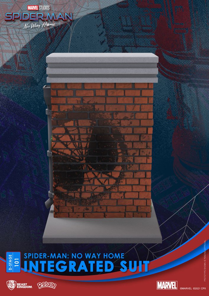 Spider-Man: No Way Home D-Stage PVC Diorama Spider-Man Integrated Suit 16 cm