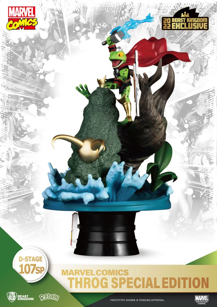 Marvel Comics D-Stage PVC Diorama Throg 17 cm